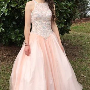 Light pink formal/prom dress